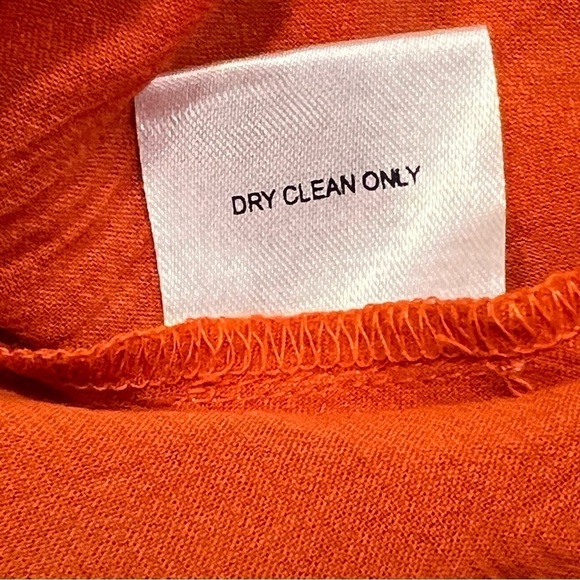 Roja Orange Embroidered Cold Shoulder Tunic Top Sz-M - Picture 11 of 11